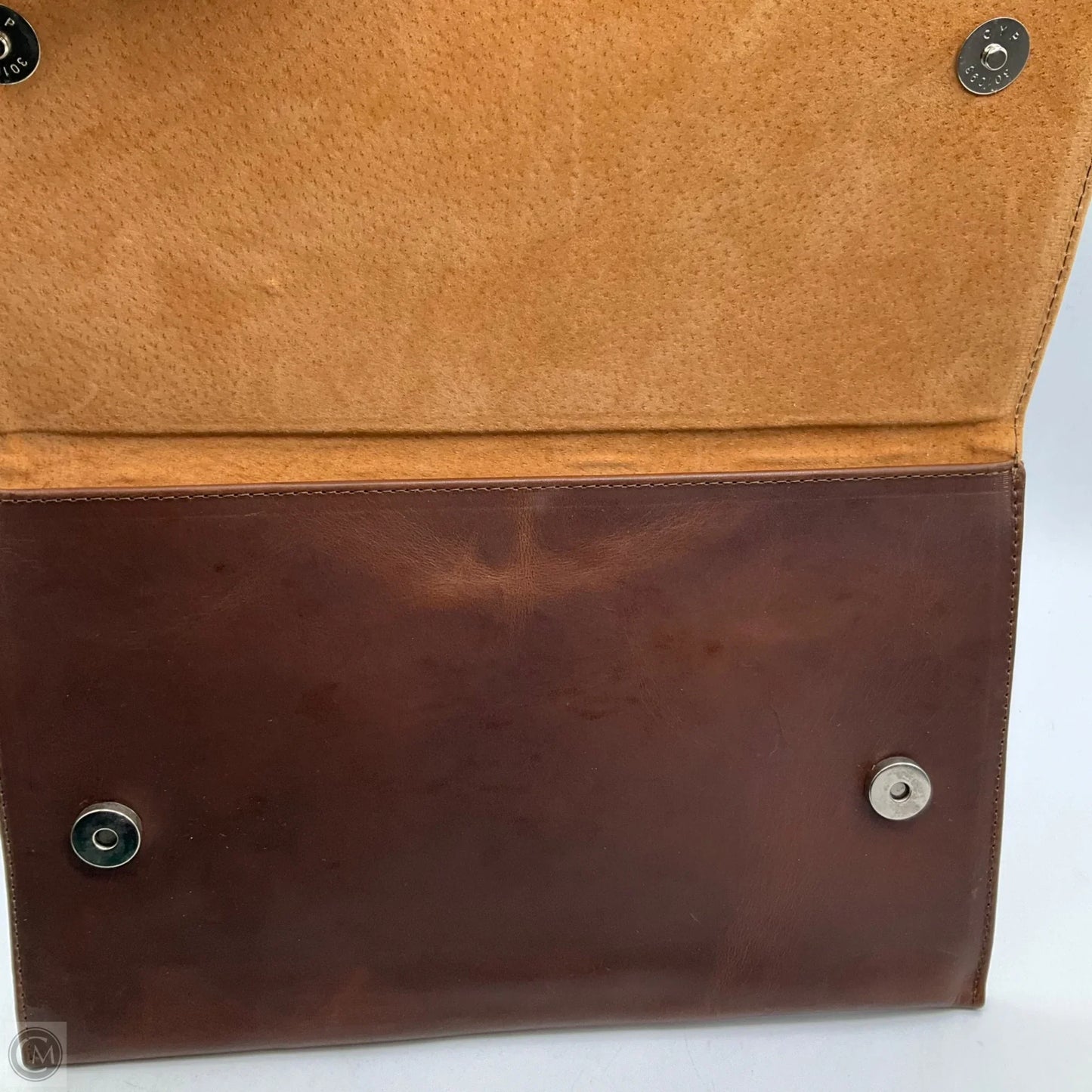 Clutch Leather By Cmc, Size: Medium