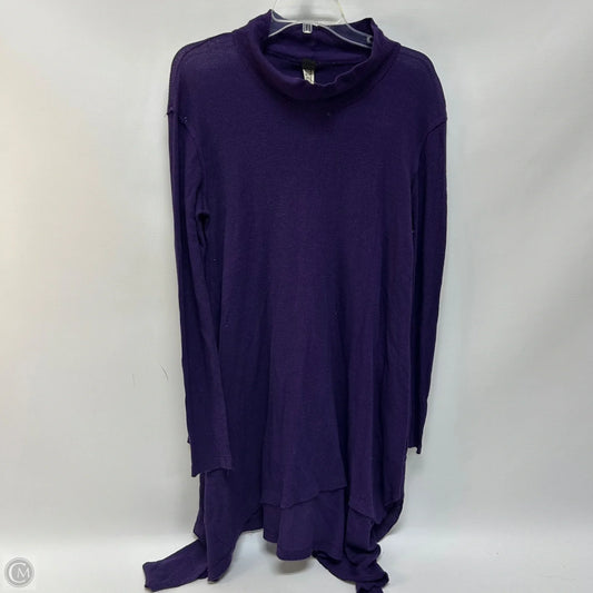 Tunic Long Sleeve By We The Free In Purple, Size: M