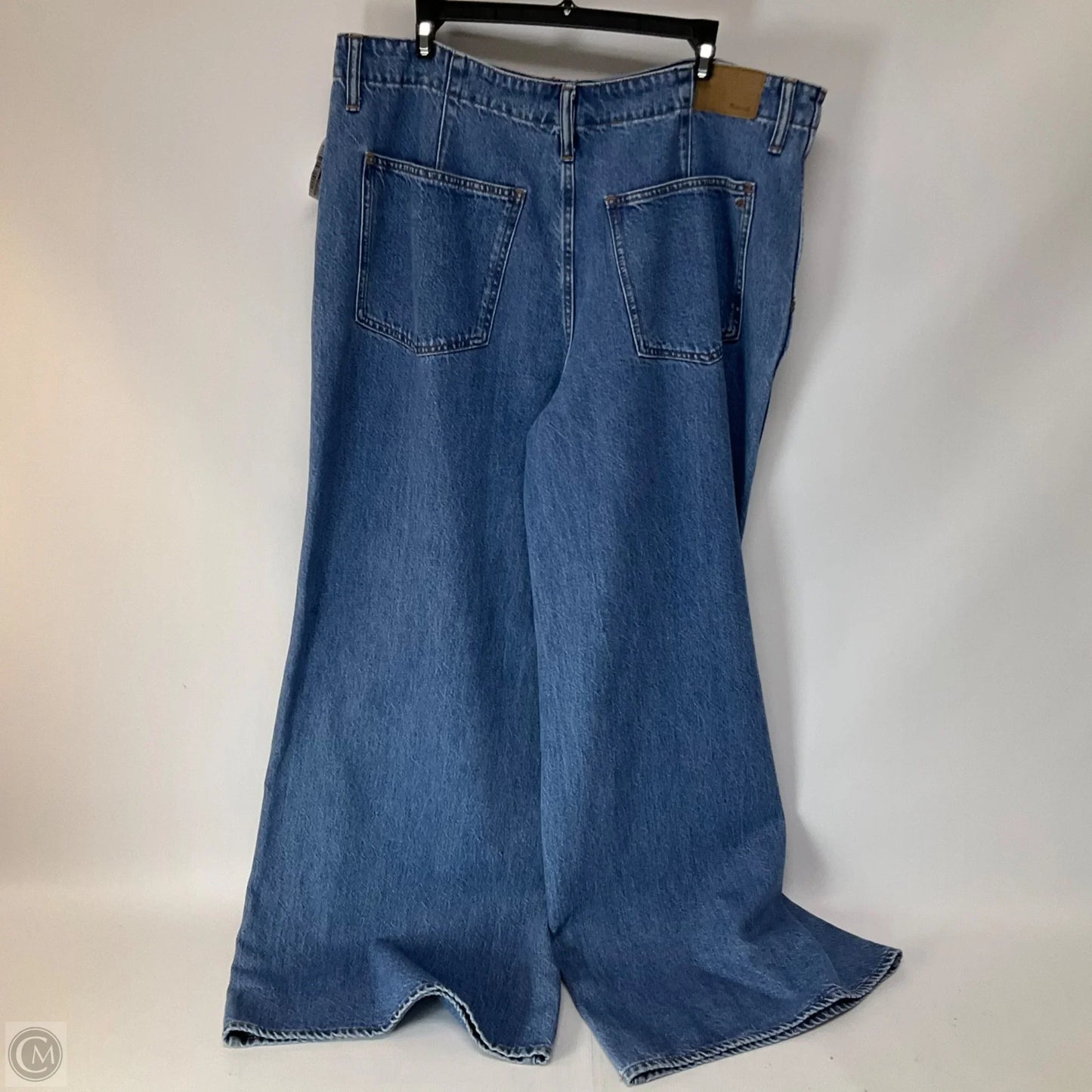 Jeans Wide Leg By Madewell In Blue Denim, Size: 14