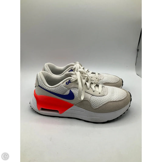 Shoes Sneakers By Nike In Orange & White, Size: 8
