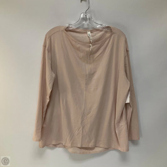 Athletic Top Long Sleeve Crewneck By Lululemon In Pink, Size: 8