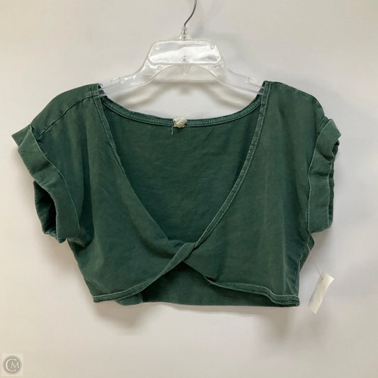 Top Short Sleeve By Daily Practice By Anthropologie In Green, Size: S