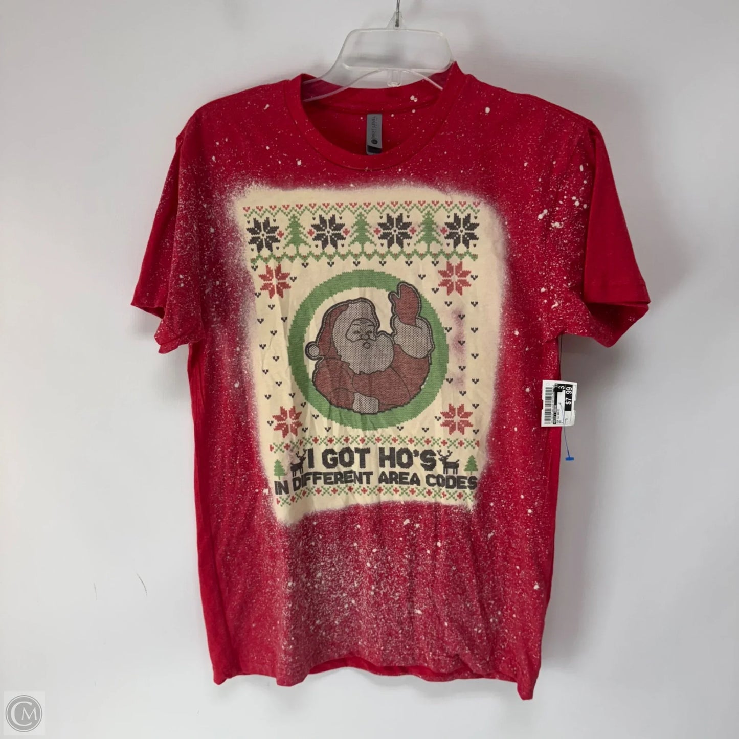 Top Short Sleeve Basic By Bella + Canvas In Red, Size: S