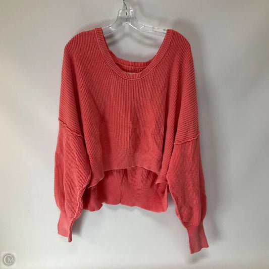 Sweater By Aerie In Coral, Size: Xl