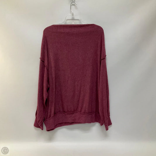 Top Long Sleeve By We The Free In Purple, Size: S
