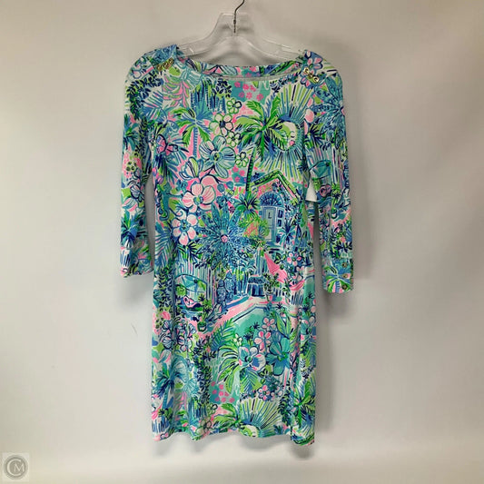 Dress Designer By Lilly Pulitzer In Tropical Print, Size: Xxs