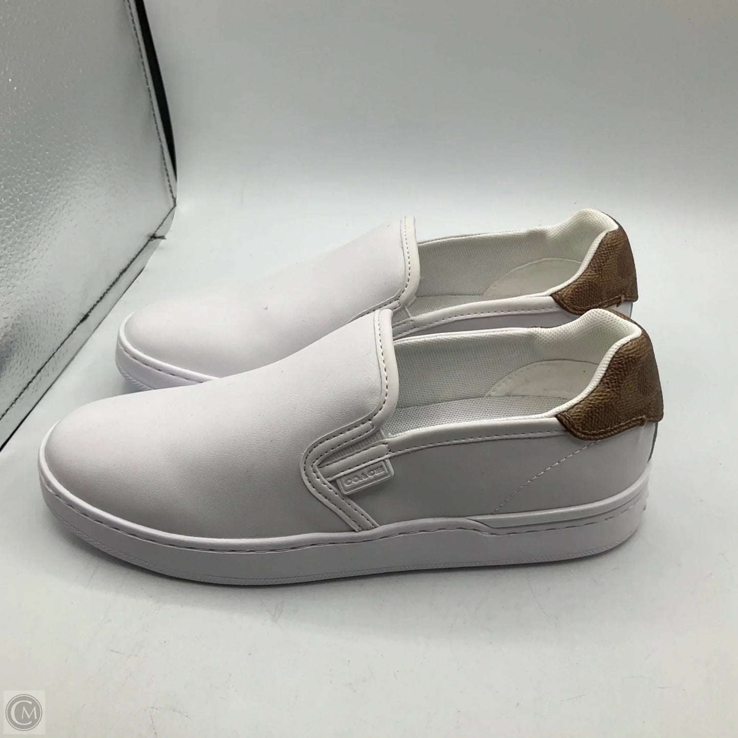 Shoes Designer By Coach In White, Size: 7.5