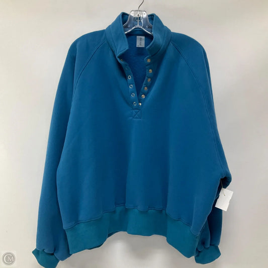 Athletic Sweatshirt Collar By Altard State In Blue, Size: Xl