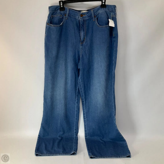 Jeans Wide Leg By Universal Thread In Blue Denim, Size: 14