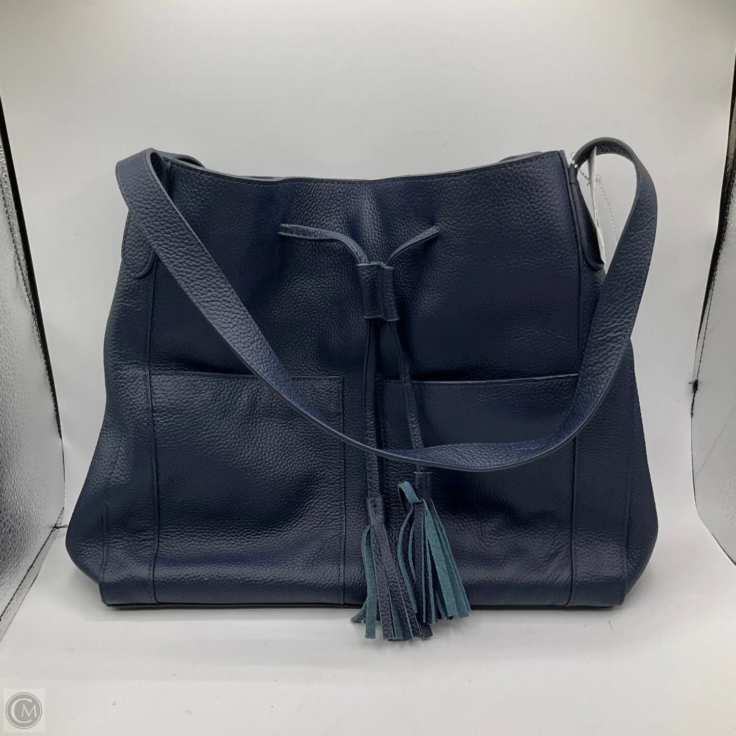 Handbag Leather By Cma, Size: Medium