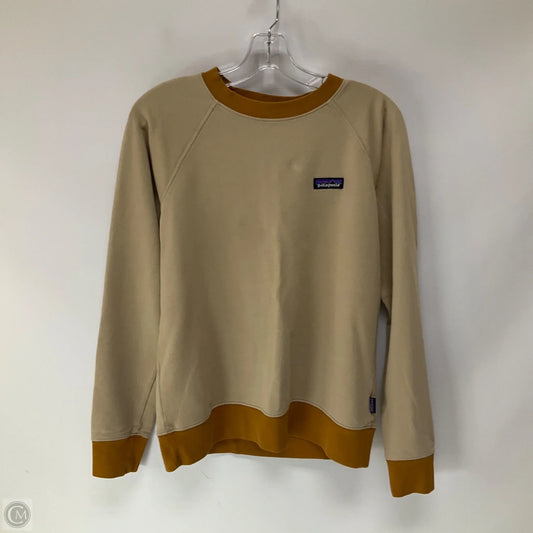 Sweatshirt Crewneck By Patagonia In Tan, Size: S