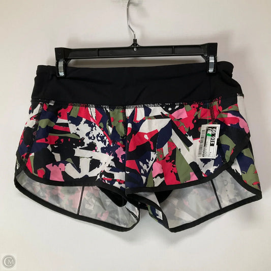 Athletic Shorts By Lululemon In Multi-colored, Size: 4