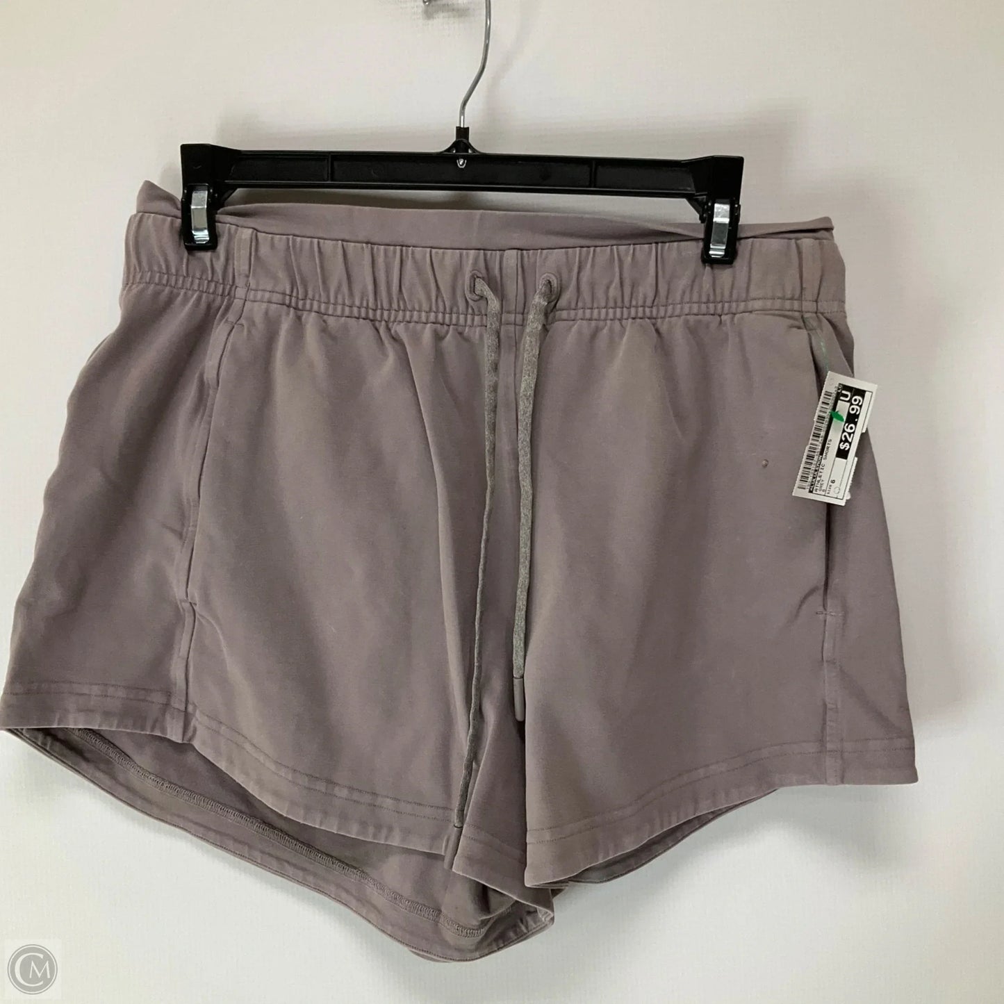 Athletic Shorts By Lululemon In Grey, Size: 6