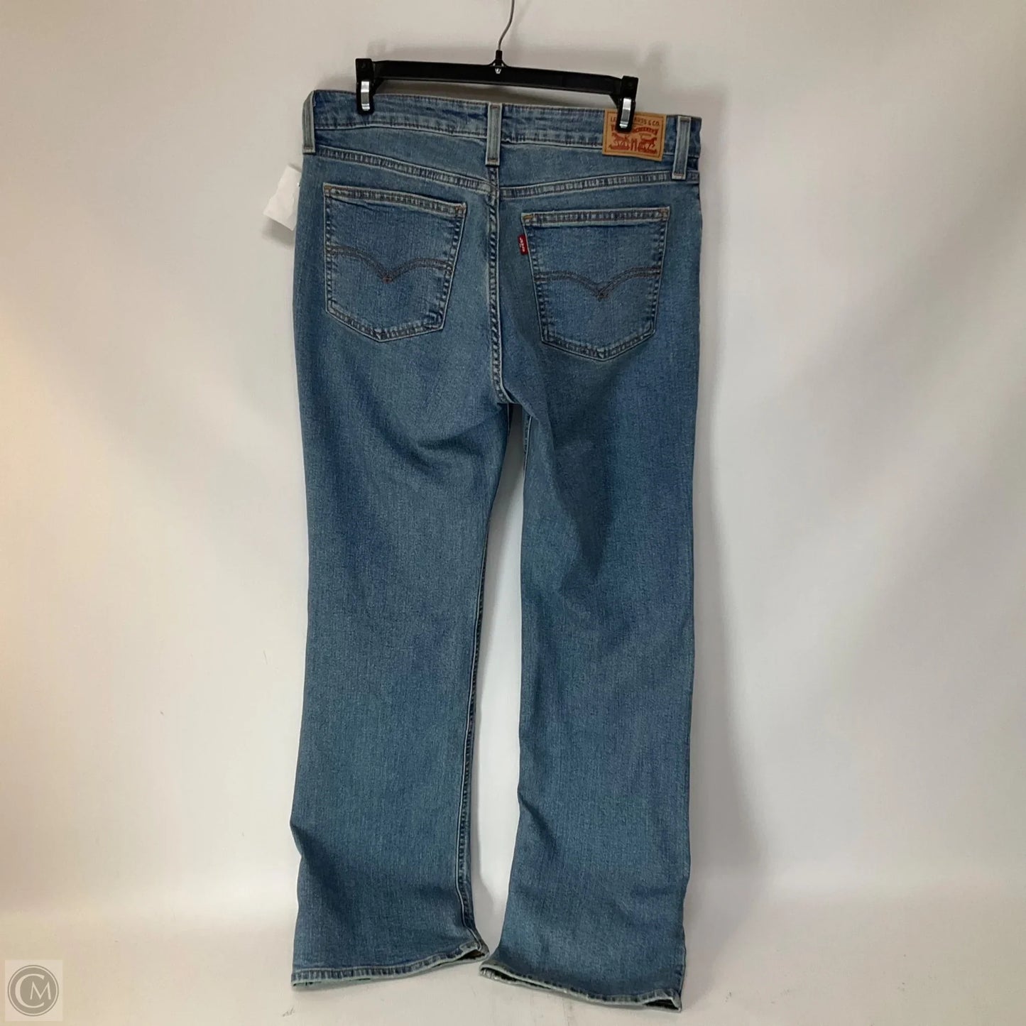 Jeans Boot Cut By Levis In Blue Denim, Size: 10