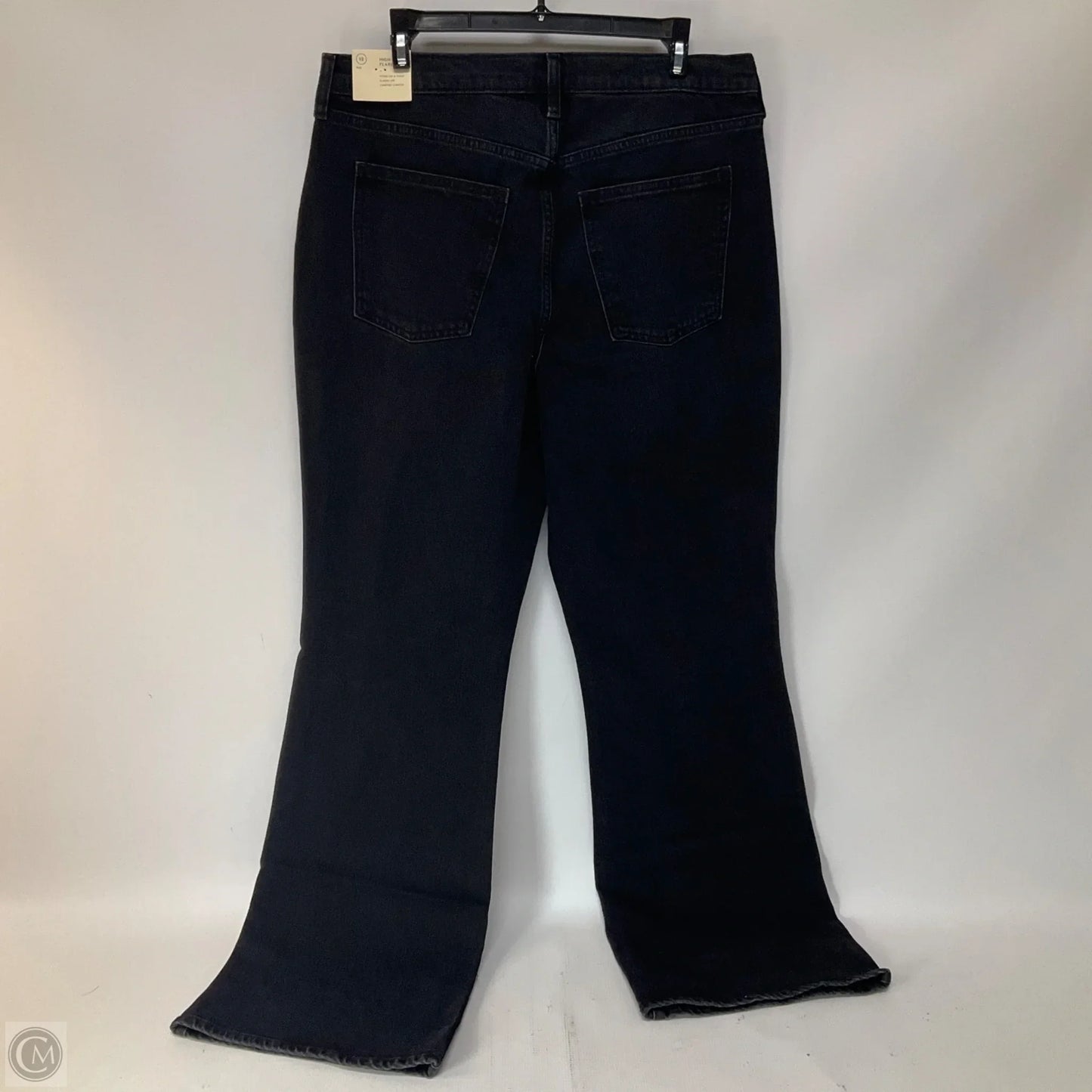 Jeans Flared By Universal Thread In Black Denim, Size: 12