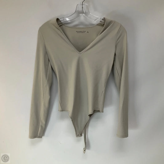 Bodysuit By Abercrombie And Fitch In Taupe, Size: S