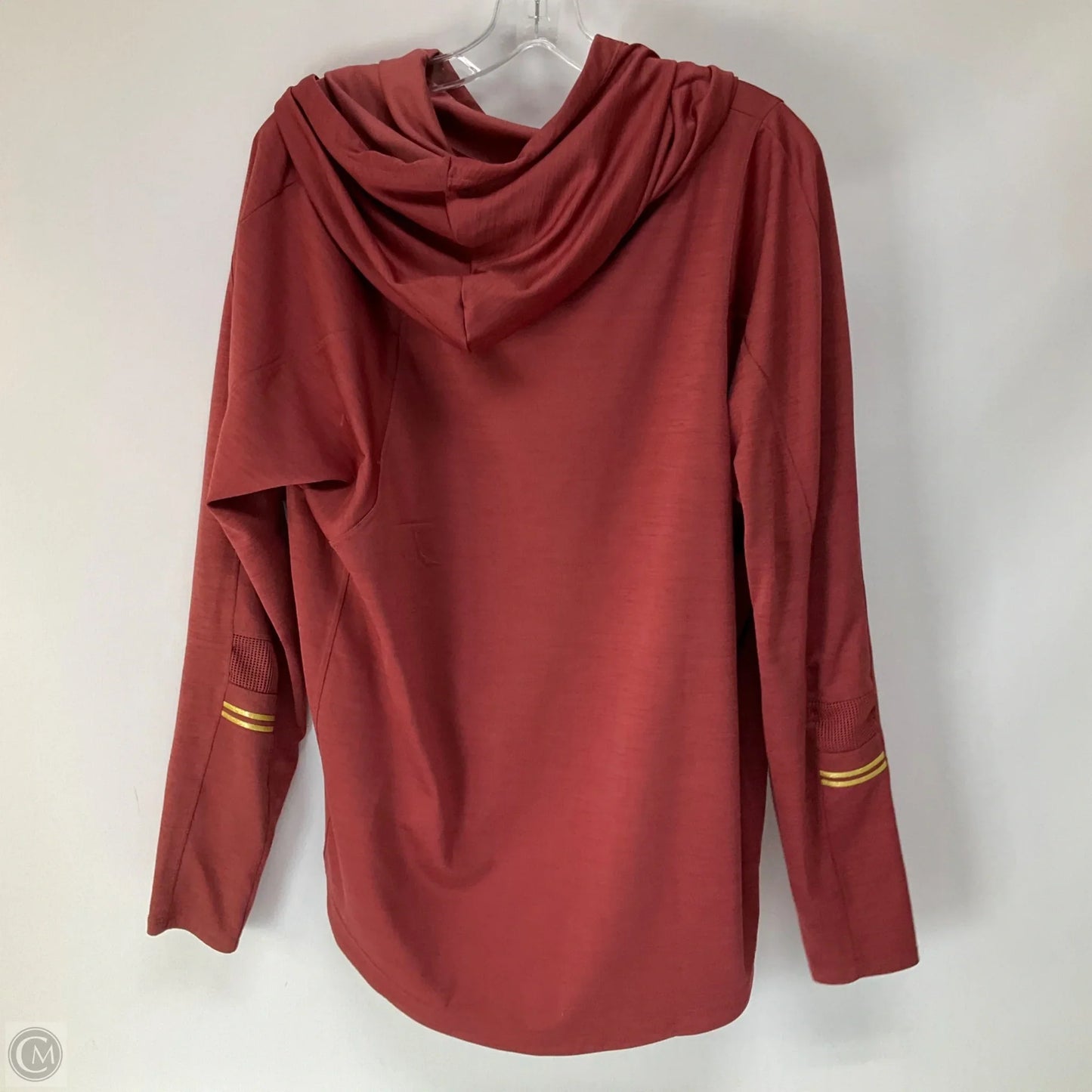 Athletic Top Long Sleeve Hoodie By Nike Apparel In Red, Size: Xl