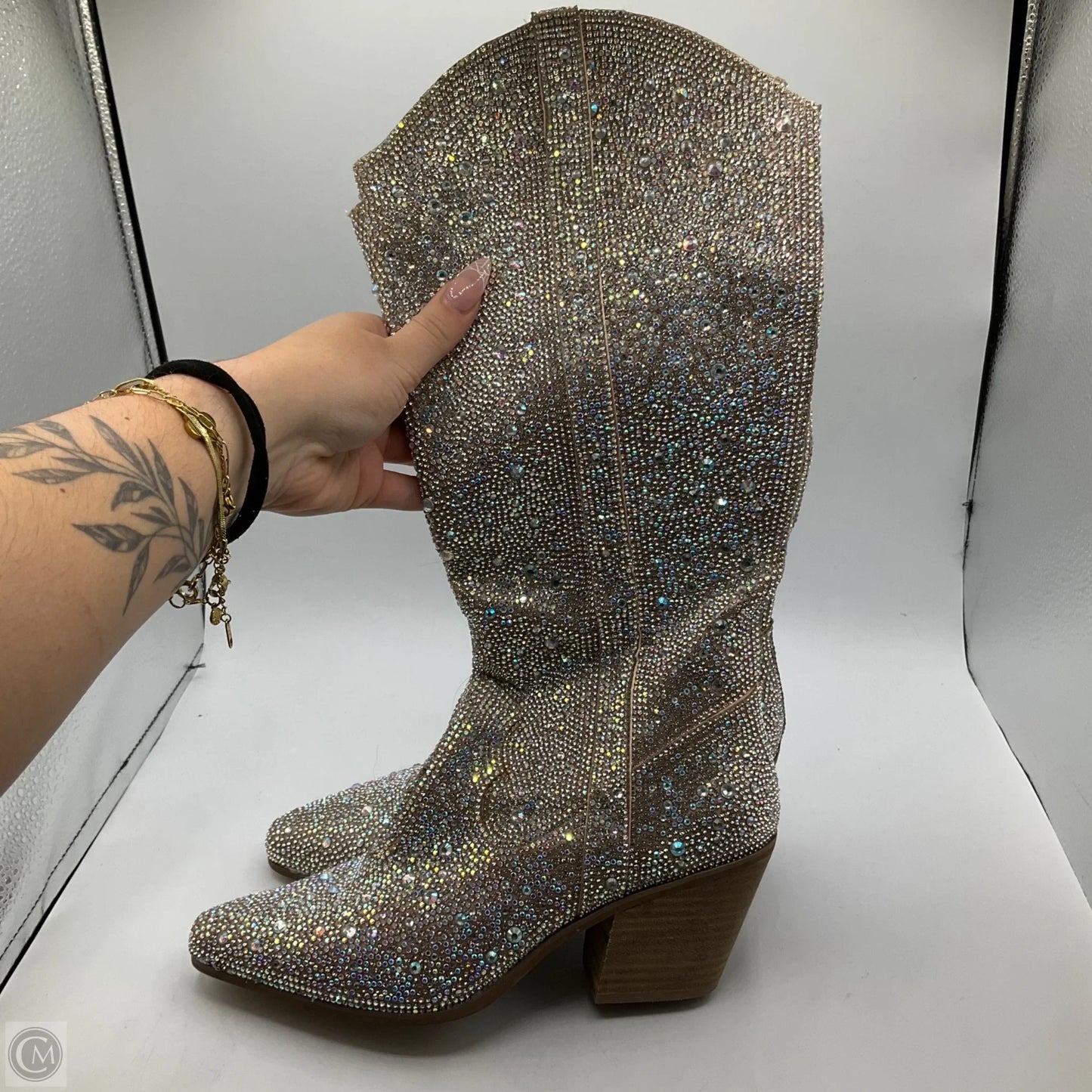 Boots Western By Altard State In Silver, Size: 6.5