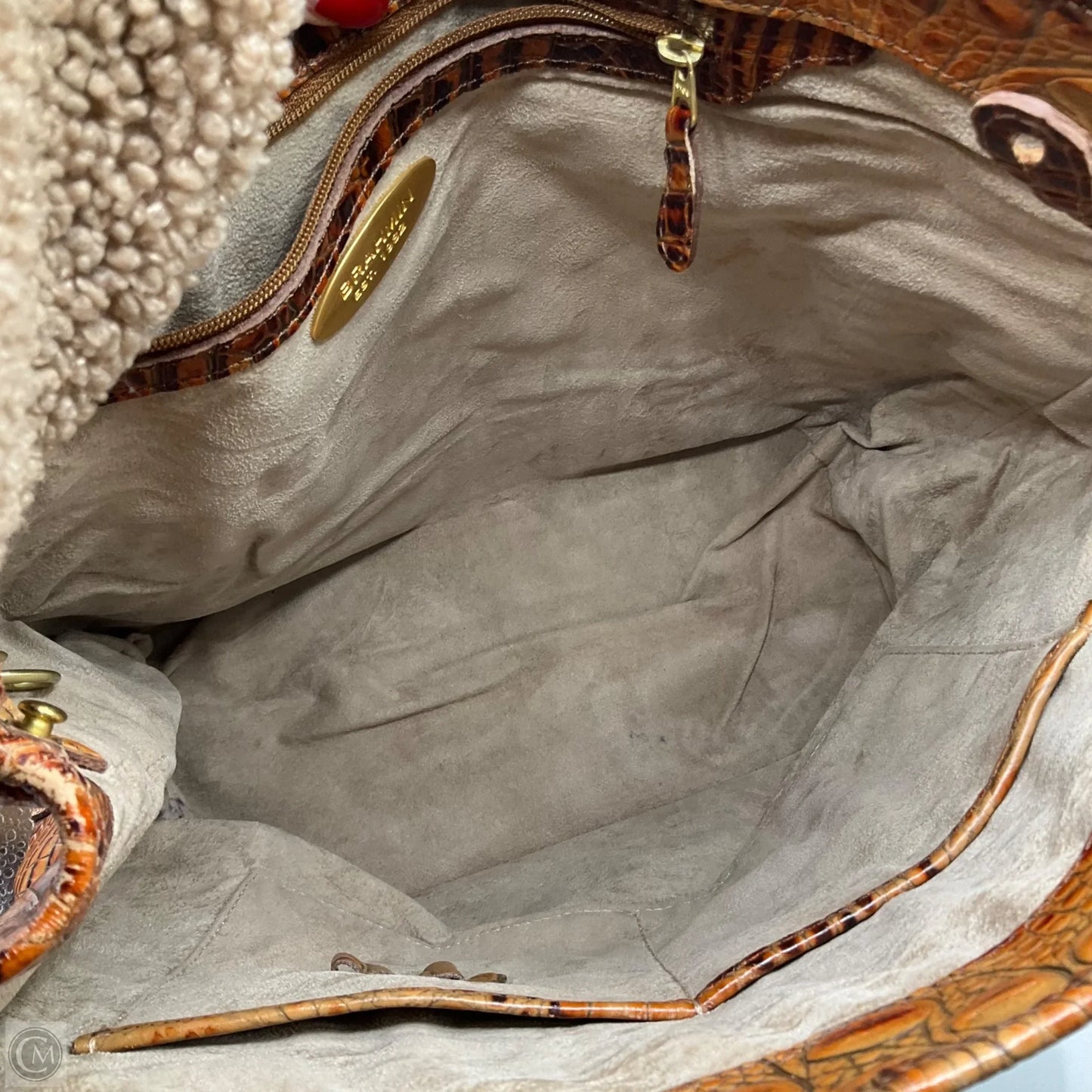 Handbag Designer By Brahmin, Size: Medium