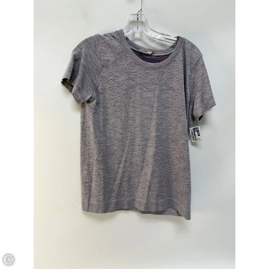 Athletic Top Short Sleeve By Lululemon In Purple, Size: 10