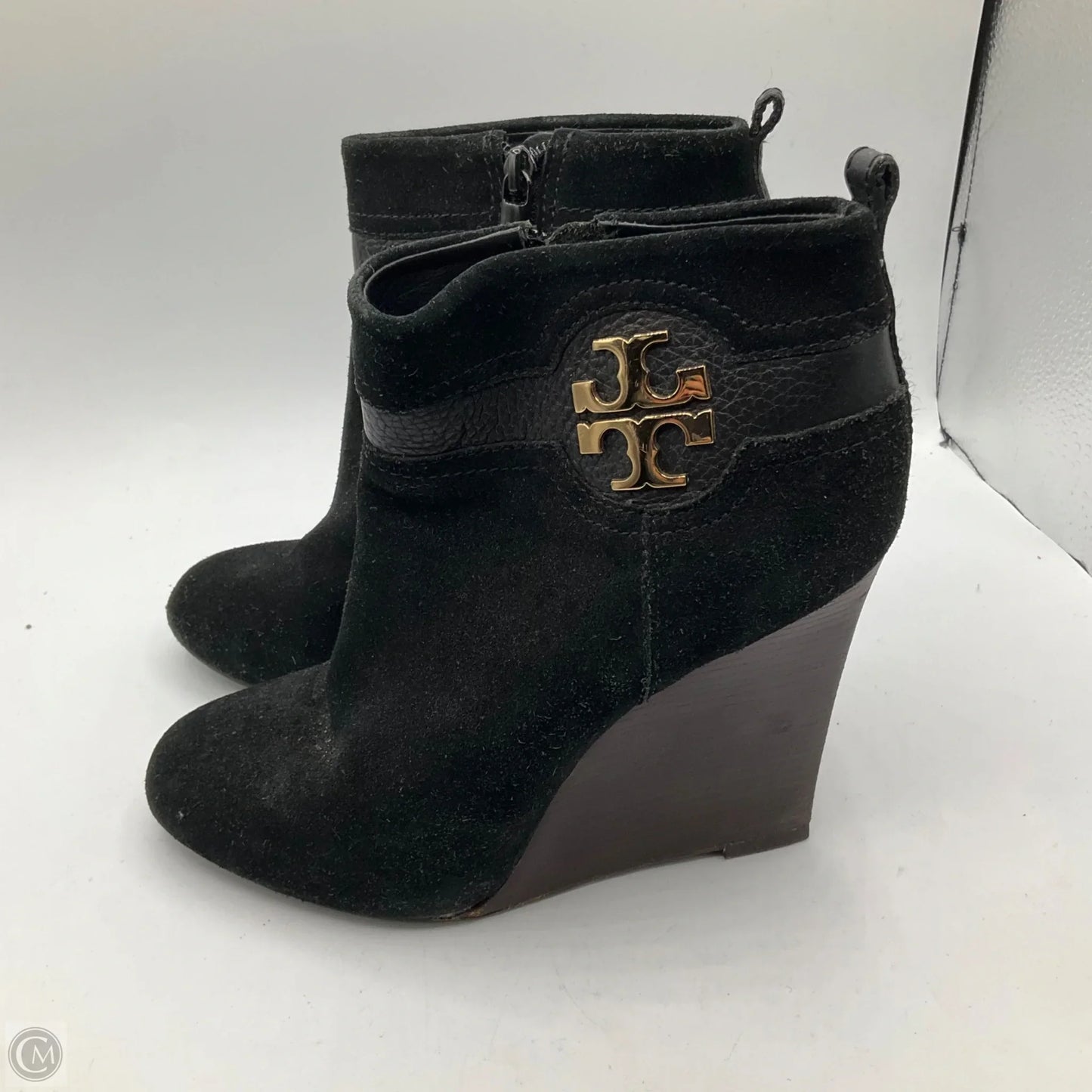 Boots Designer By Tory Burch In Black, Size: 9.5