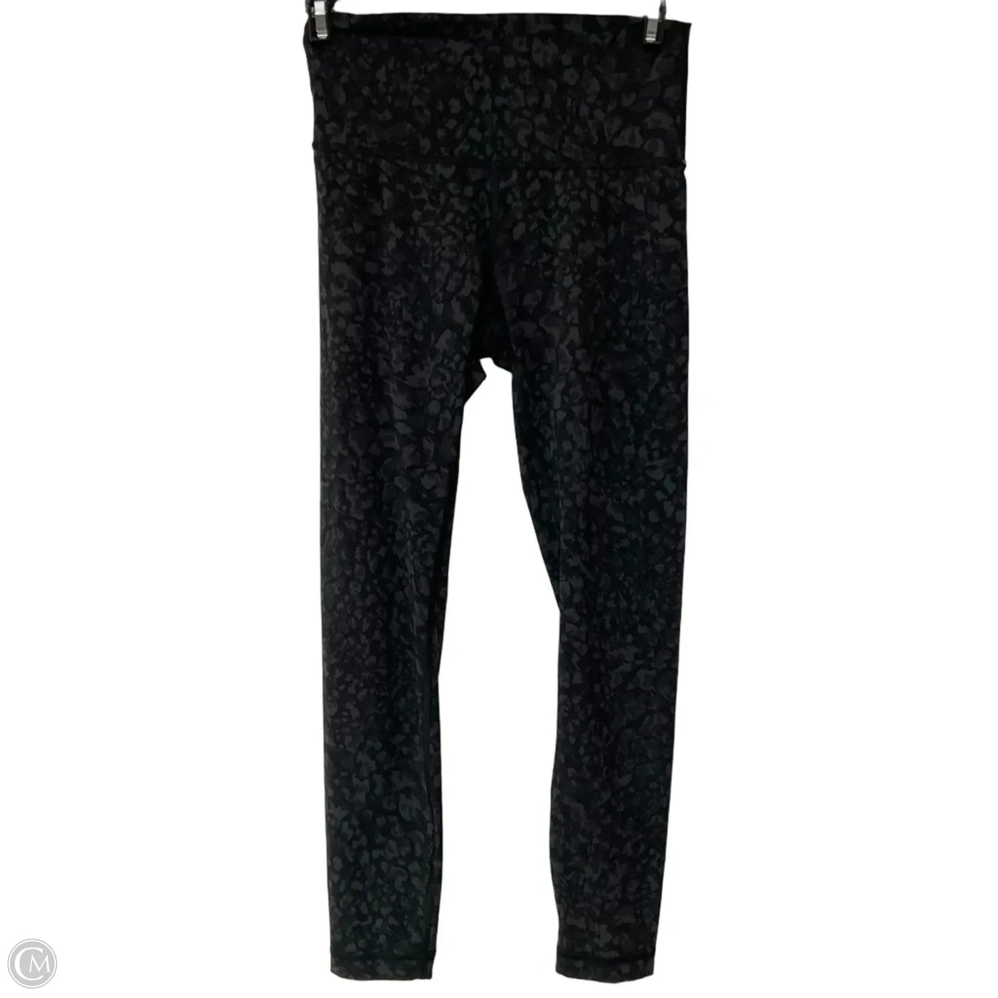 Athletic Leggings By Lululemon In Black & Grey, Size: 4