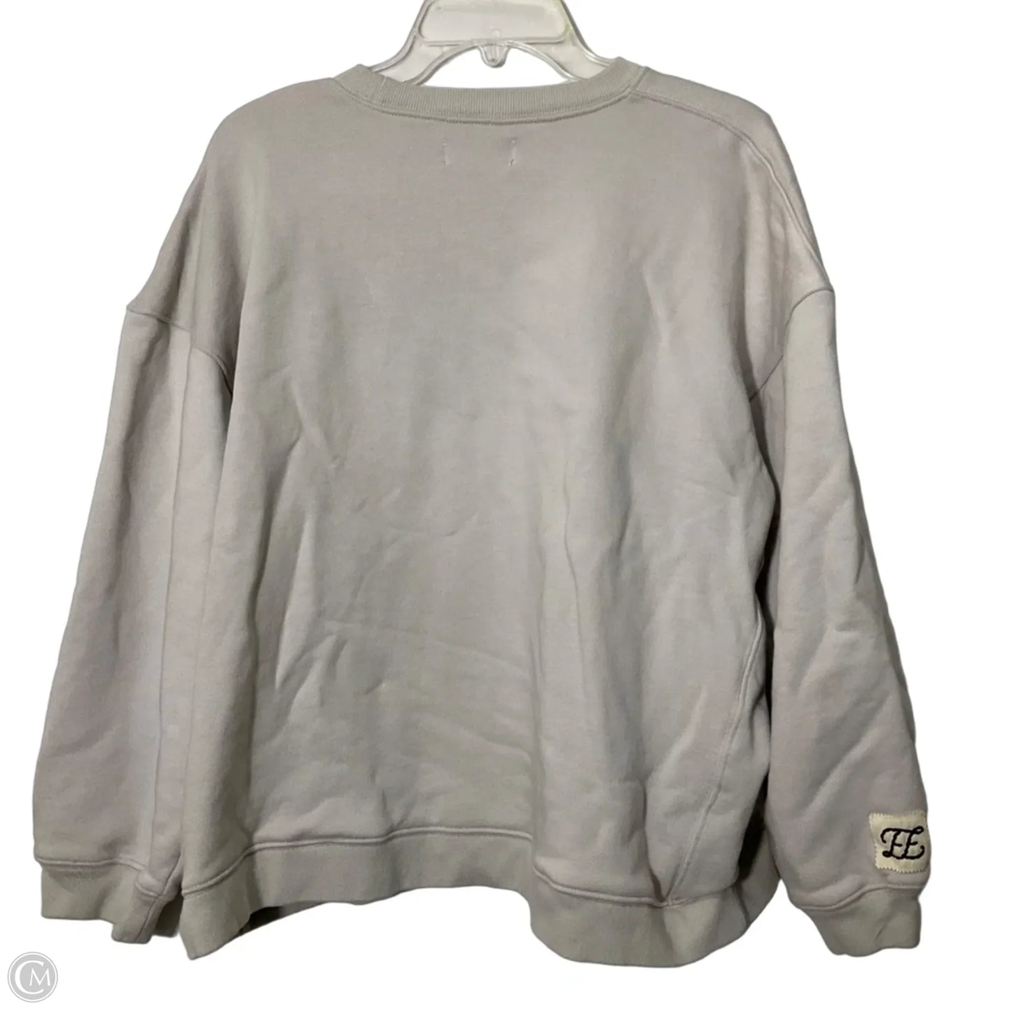 Sweatshirt Crewneck By Eleven Eleven In Taupe, Size: L