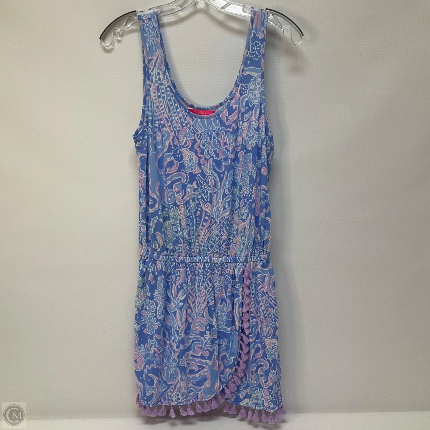 Romper Designer By Lilly Pulitzer In Blue, Size: S