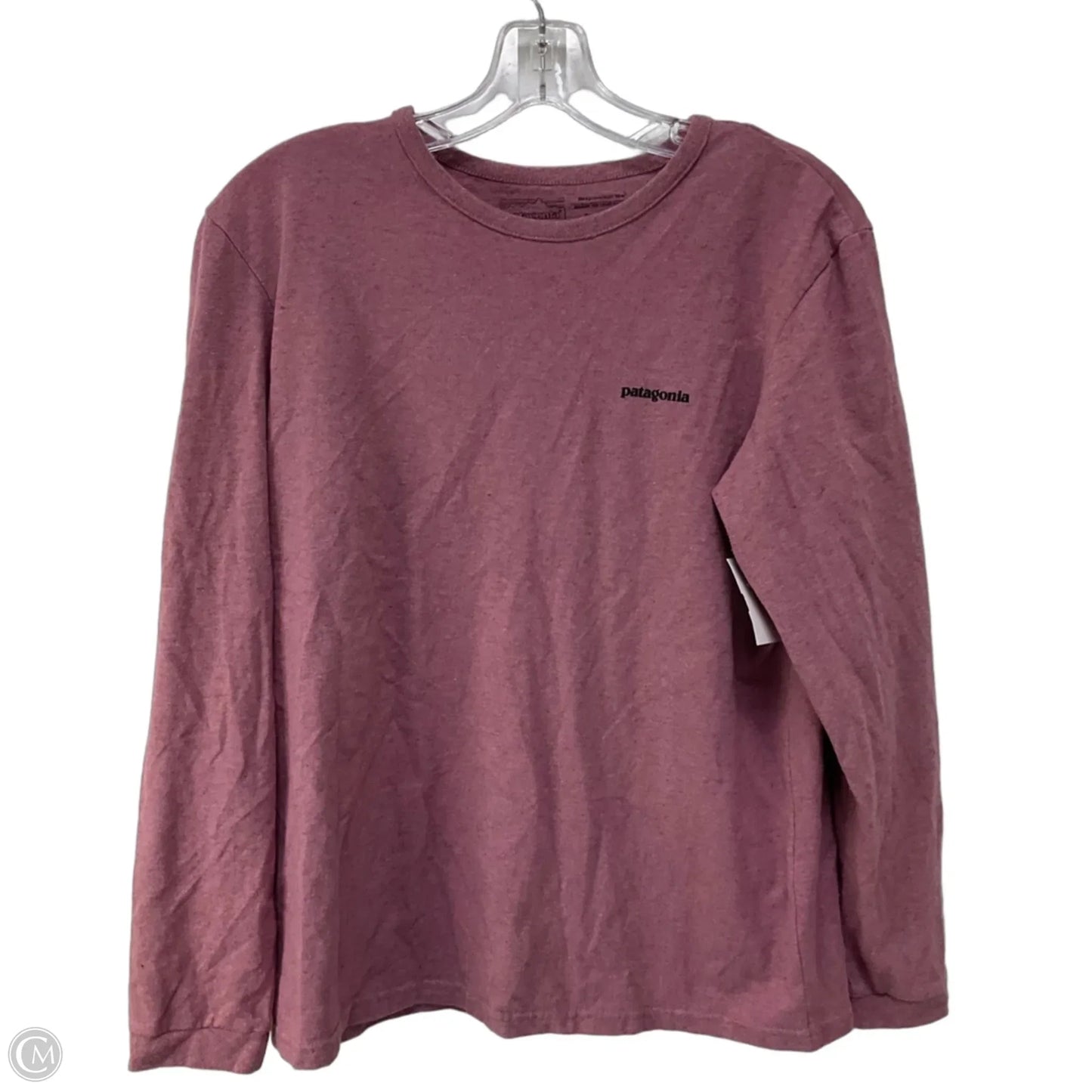 Top Long Sleeve Basic By Patagonia In Purple, Size: L