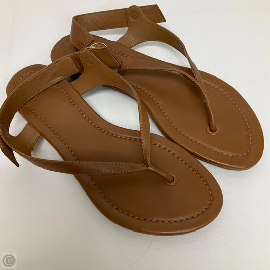 Sandals Designer By Tory Burch In Brown, Size: 7