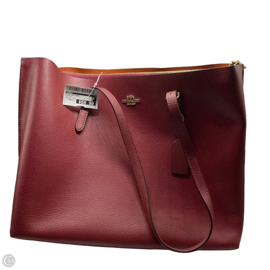 Tote Designer By Coach, Size: Medium