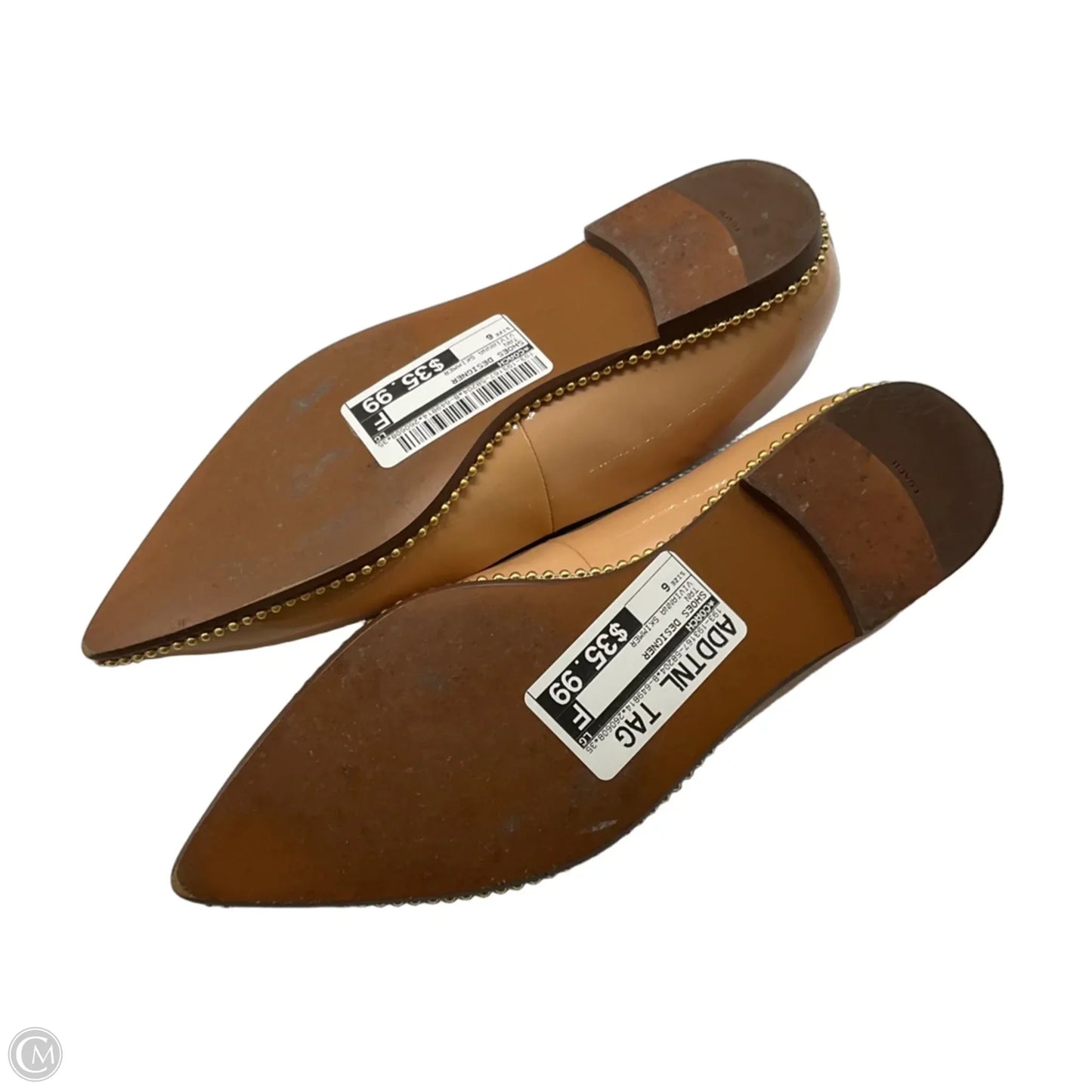 Shoes Designer By Coach In Tan, Size: 6