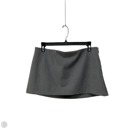 Skort By Abercrombie And Fitch In Grey, Size: S