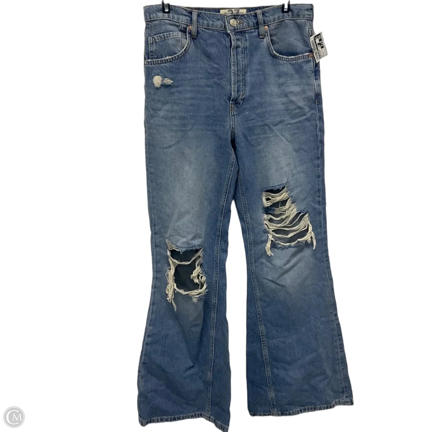 Jeans Flared By We The Free In Blue Denim, Size: 4
