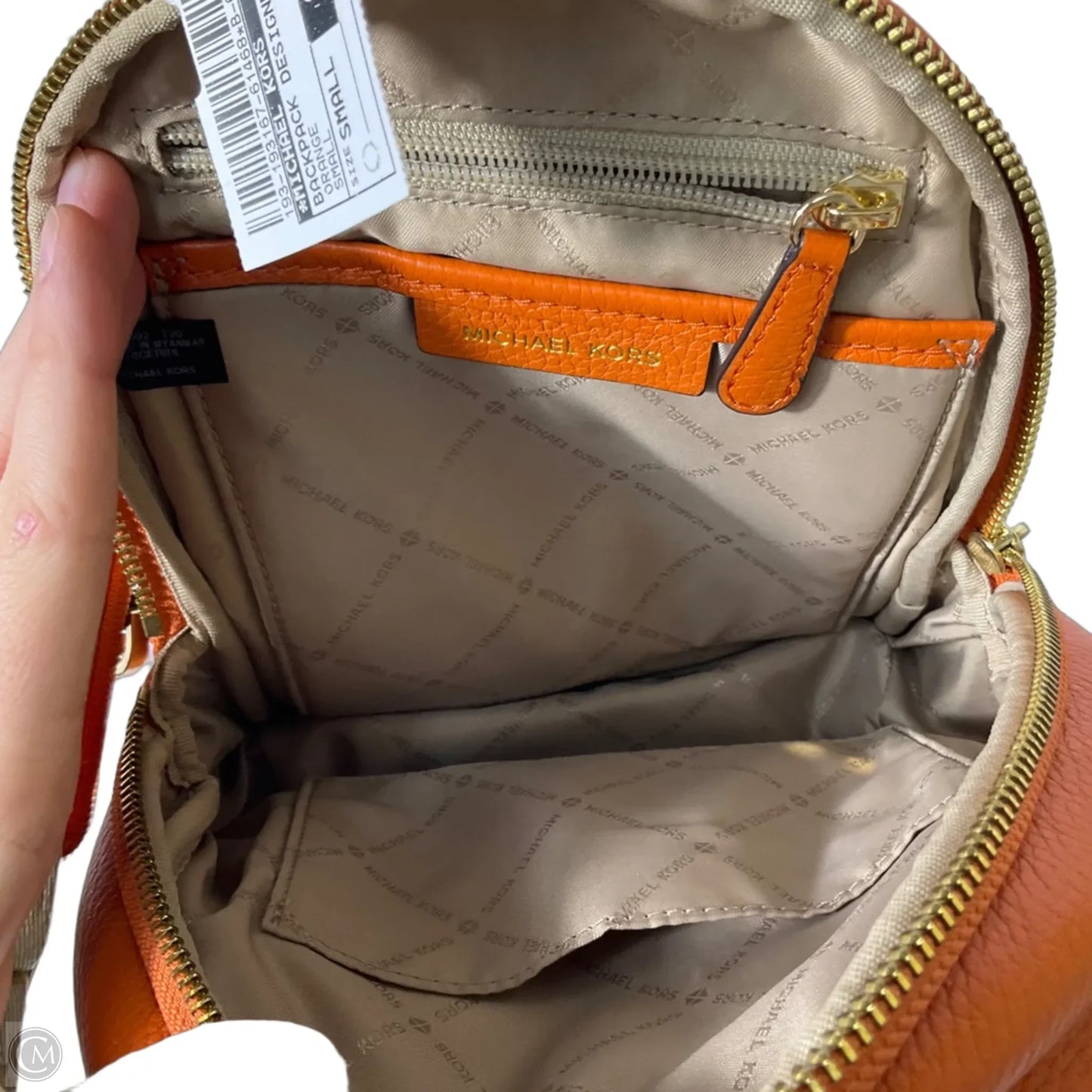 Backpack Designer By Michael Kors, Size: Small
