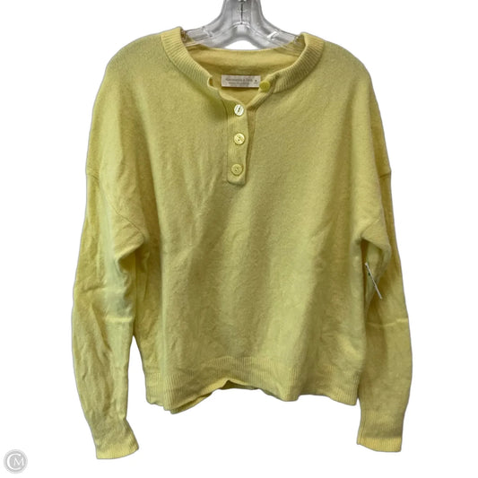 Sweater By Abercrombie And Fitch In Yellow, Size: M