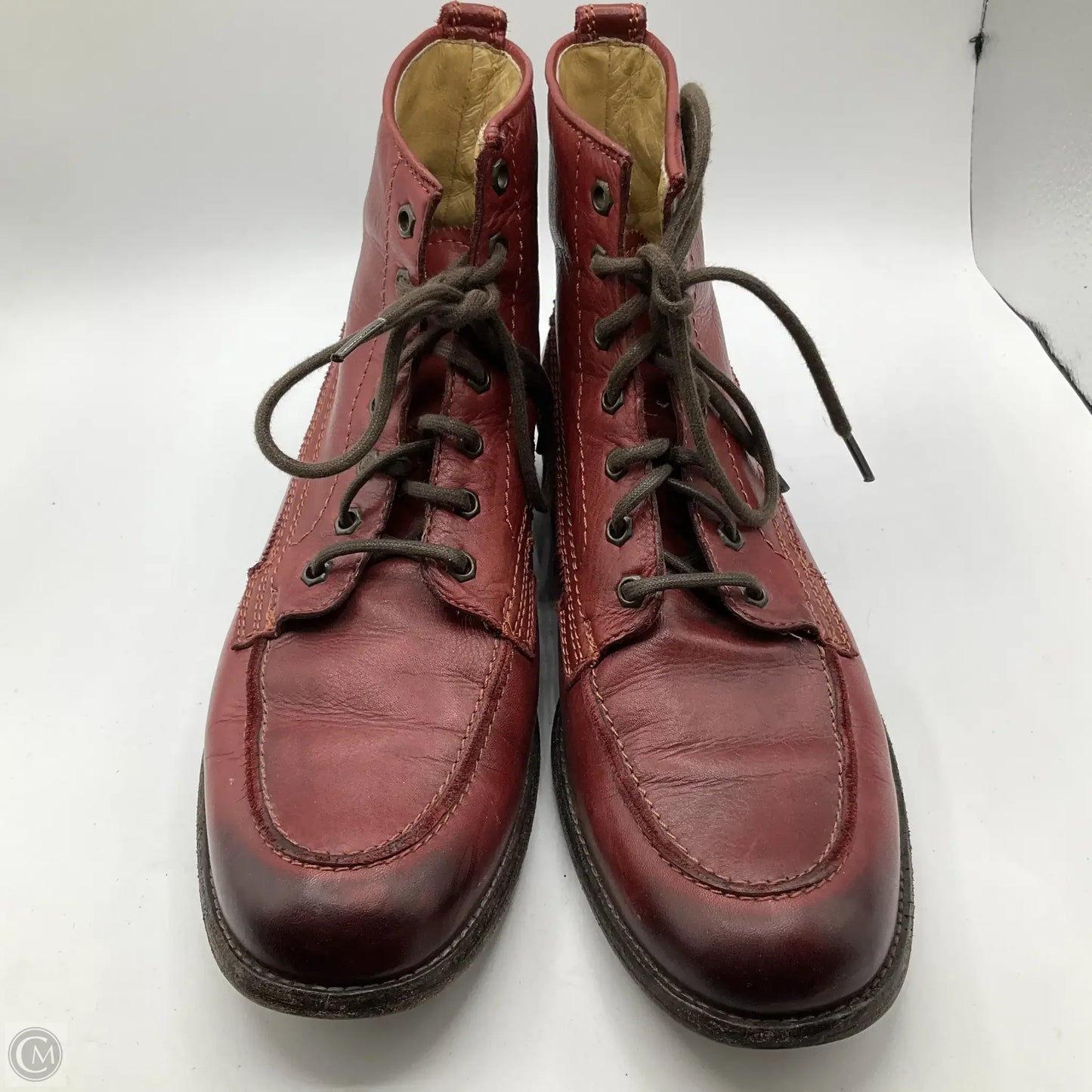 Boots Designer By Frye In Red, Size: 11