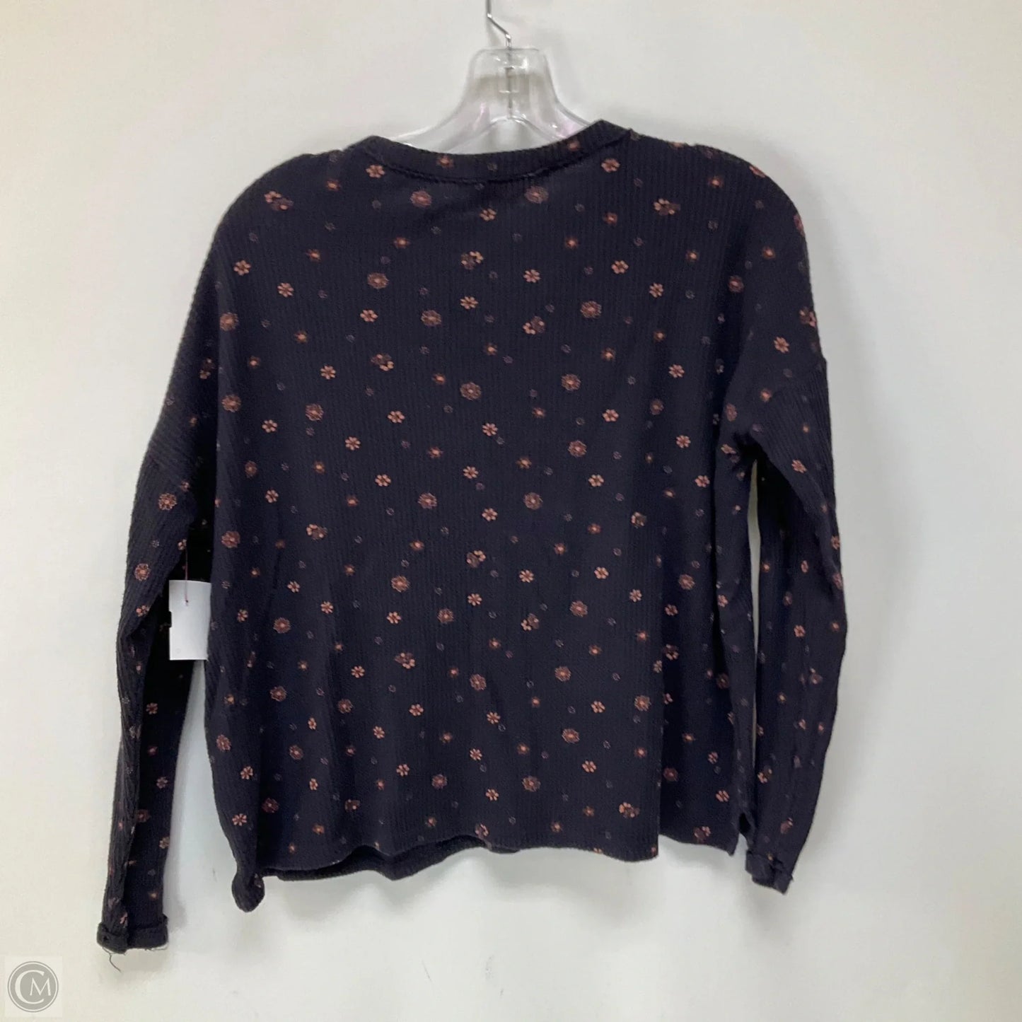 Top Long Sleeve By Madewell In Floral Print, Size: Xs