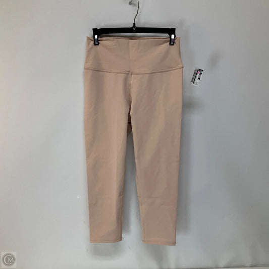 Athletic Leggings By Alo In Pink, Size: L