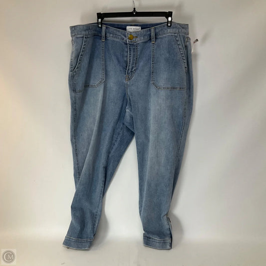 Jeans Skinny By Lane Bryant In Blue Denim, Size: 16