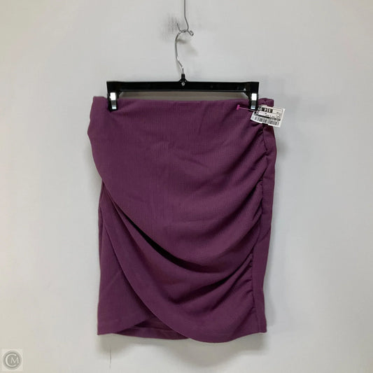 Skirt Mini & Short By Free People In Purple, Size: Xs