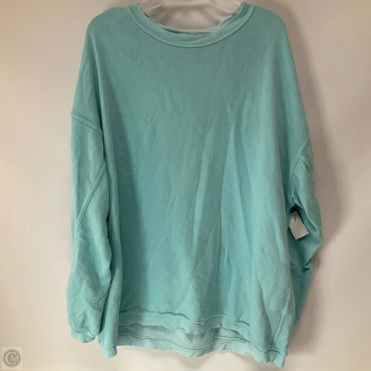 Sweatshirt Crewneck By Aerie In Blue, Size: L