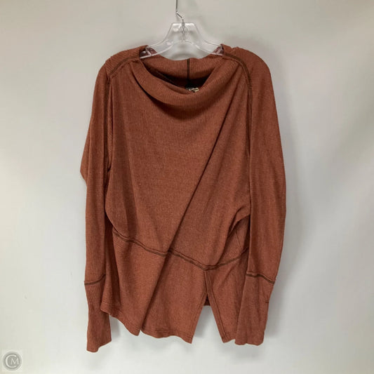 Top Long Sleeve By We The Free In Bronze, Size: S