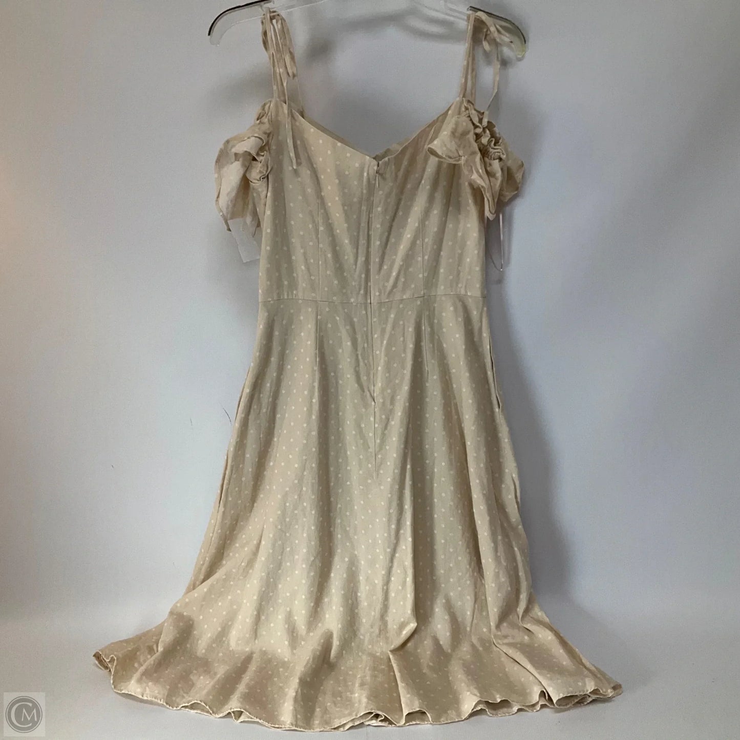 Dress Casual Midi By Cmb In Polkadot Pattern, Size: 8