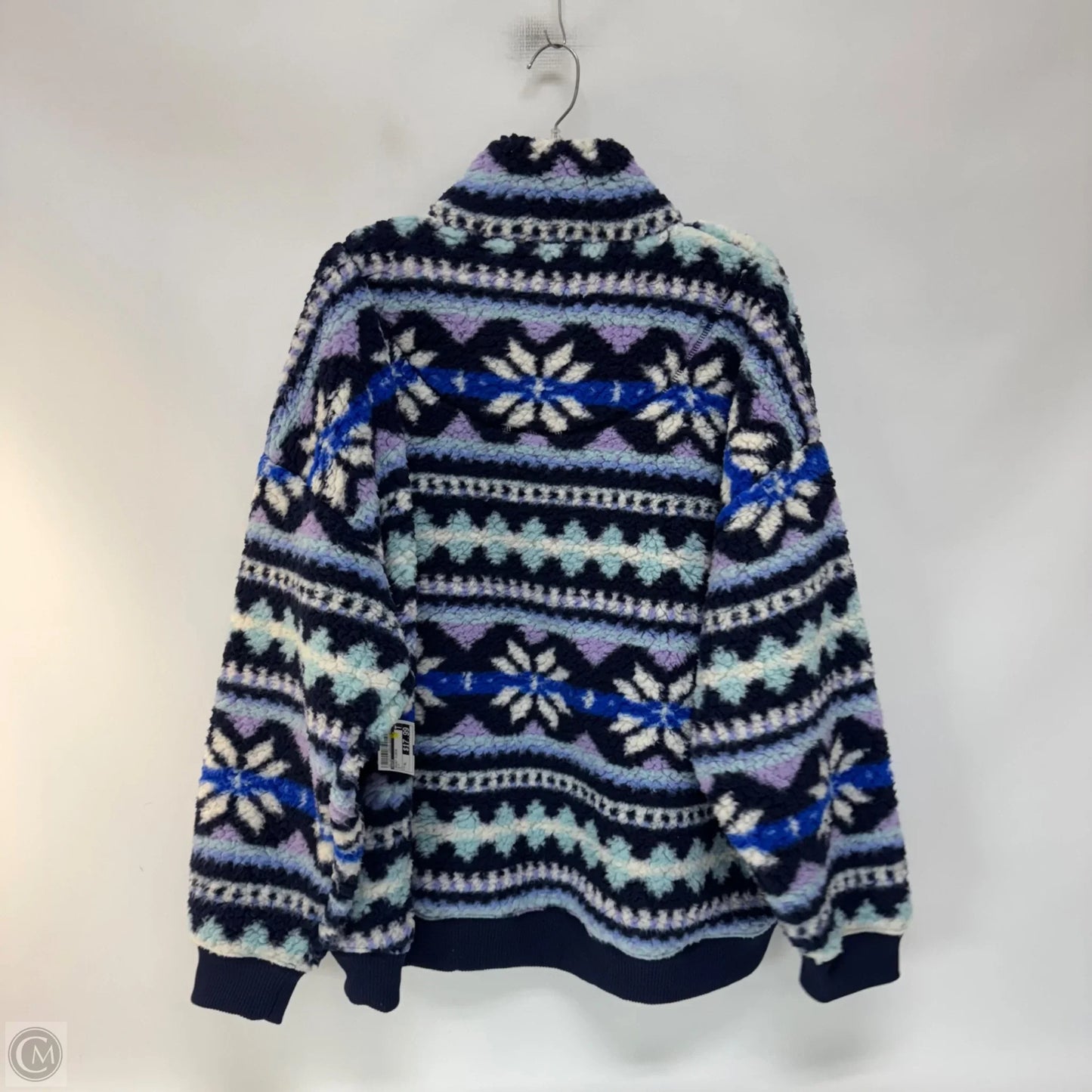 Jacket Fleece By Aerie In Blue, Size: Xl