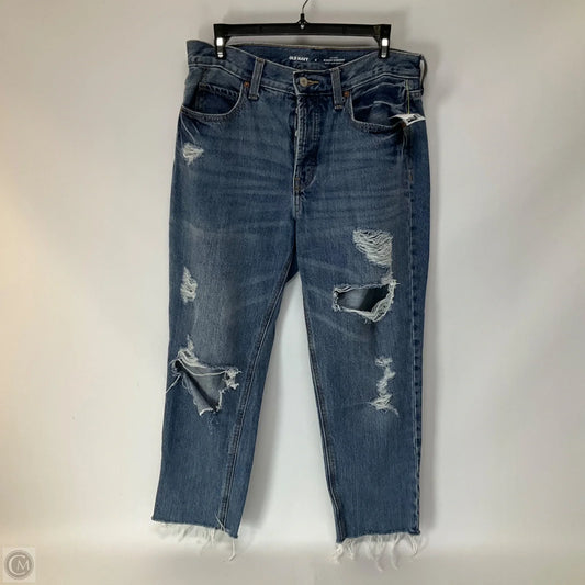 Jeans Straight By Old Navy In Blue Denim, Size: 4
