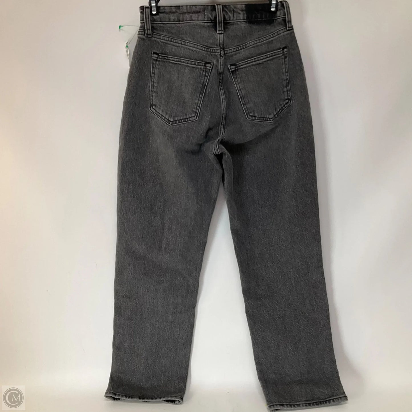 Jeans Straight By Abercrombie And Fitch In Black Denim, Size: 0