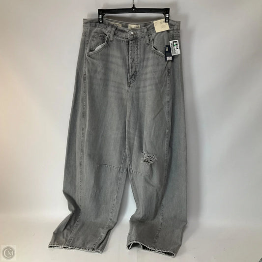 Jeans Wide Leg By Universal Thread In Grey Denim, Size: 8