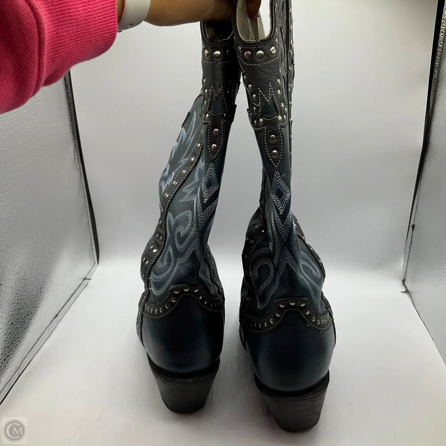 Boots Western By Cma In Blue, Size: 11