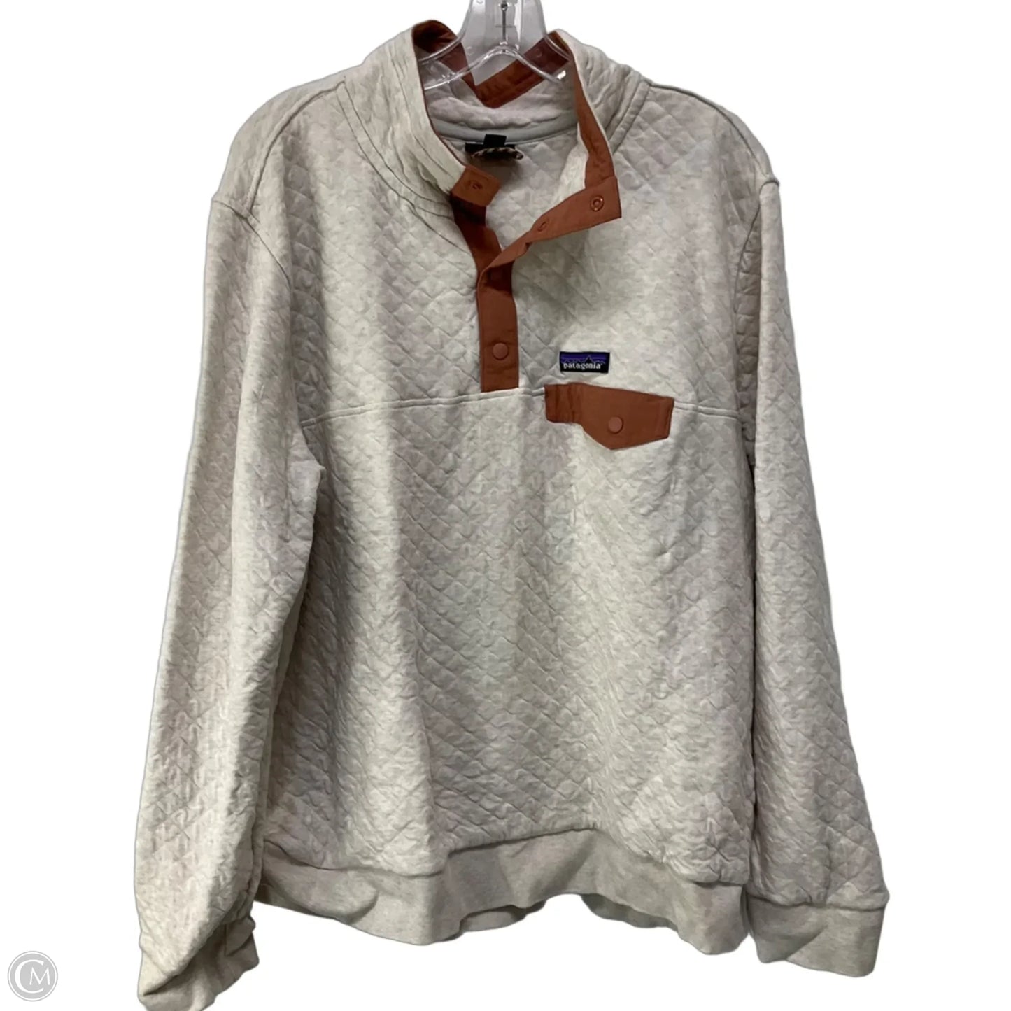 Athletic Fleece By Patagonia In Cream, Size: Xxl